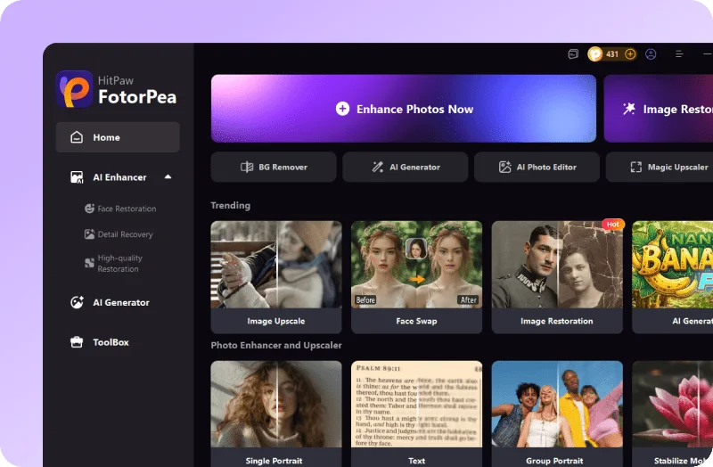upload your photo to improve quality