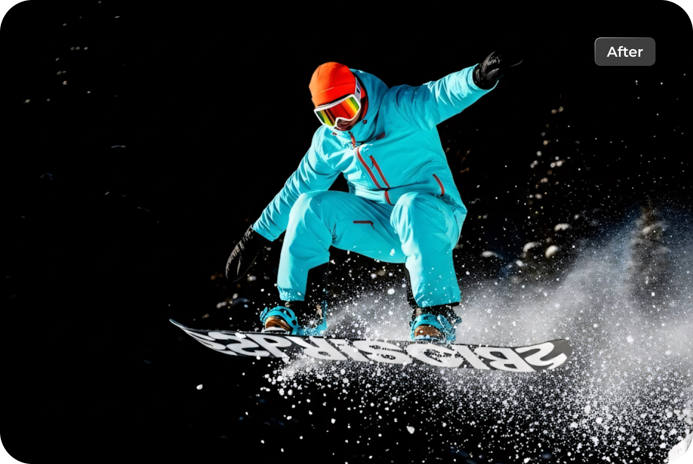 denoising image with action