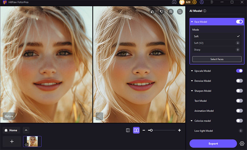 hitpaw photo enhancer upscale to 8x