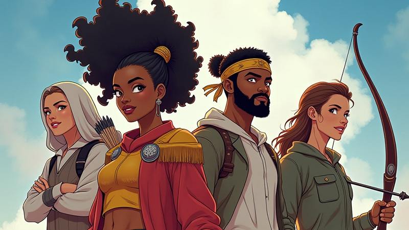 black anime generator