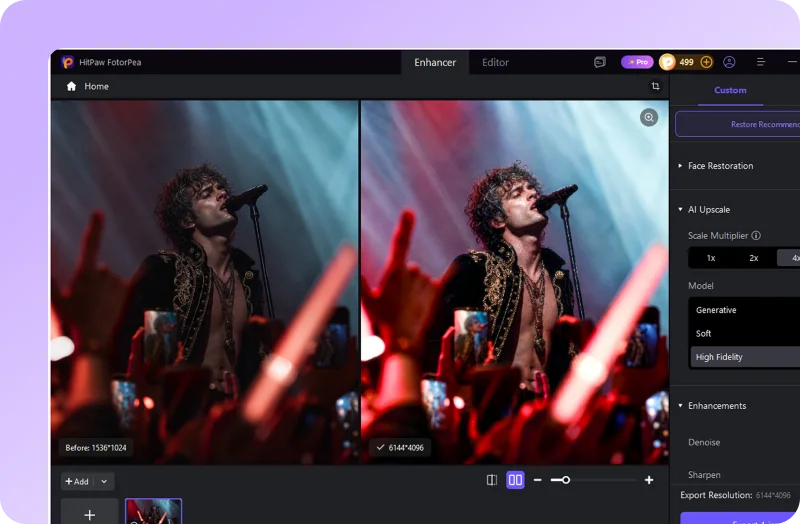 export bright image by hitpaw fotorpea image brightener