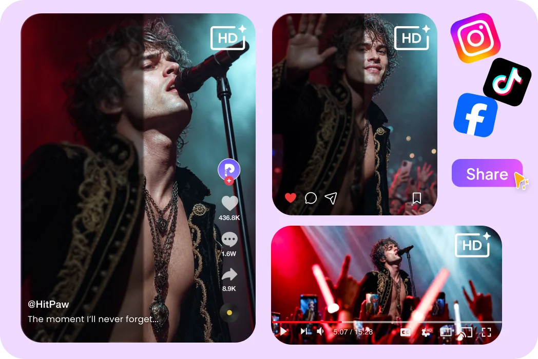 hitpaw ai picture brightener in concert
