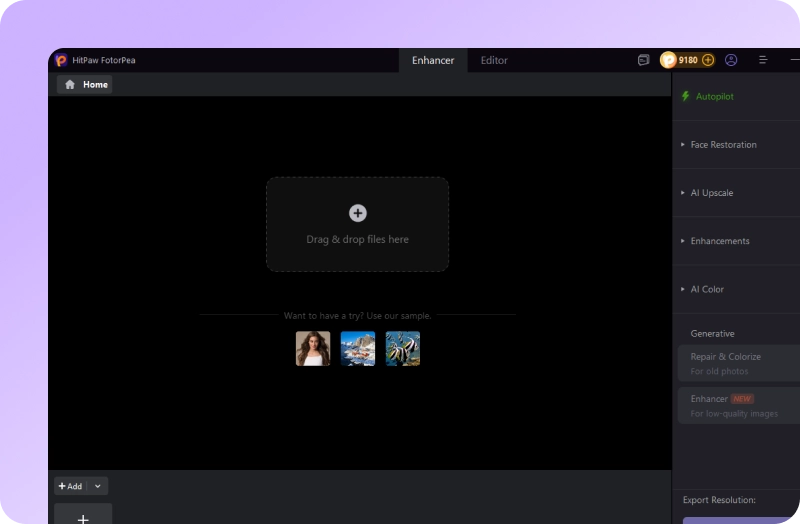 upload your photo to improve quality