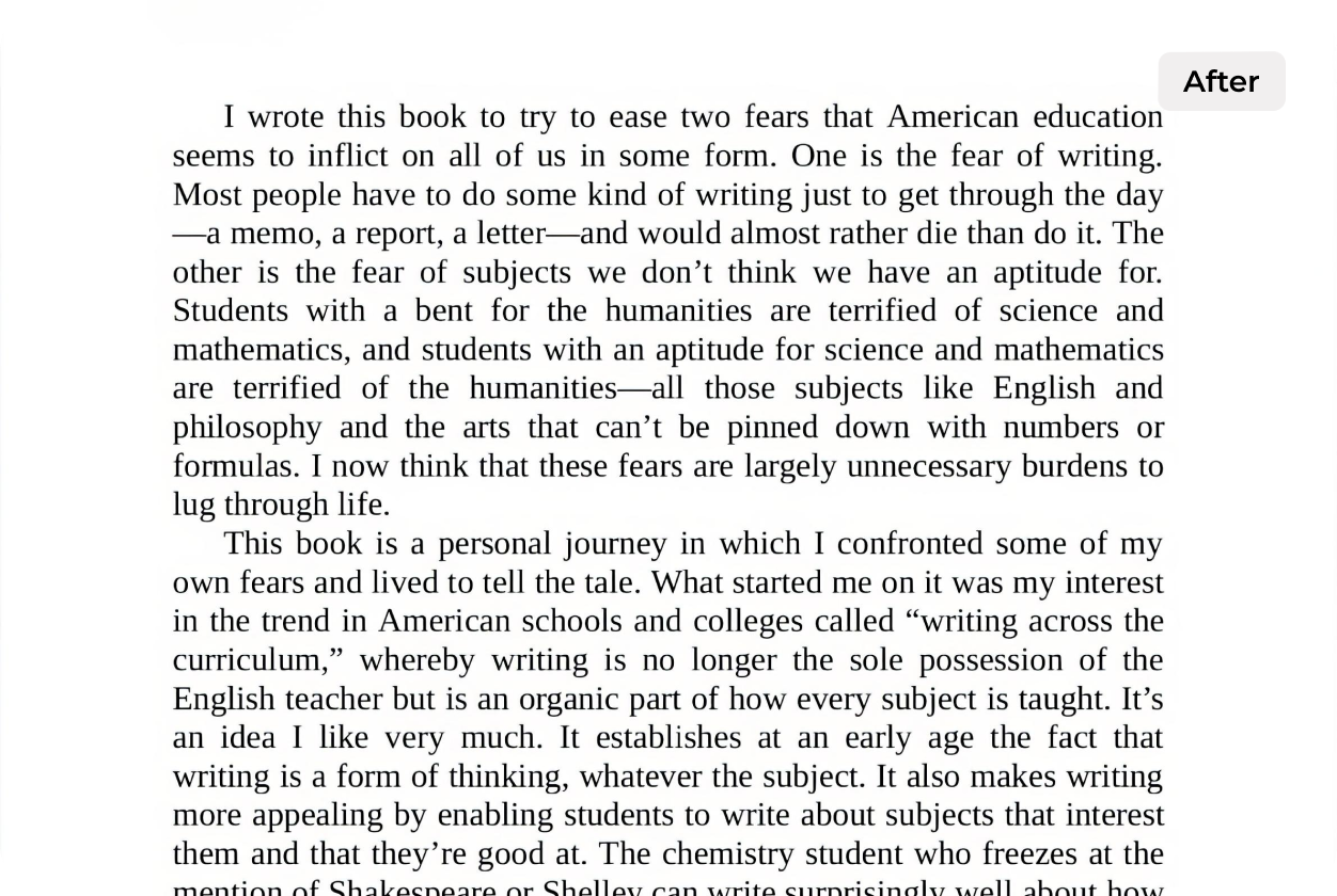 sharpen pdf files with hitpaw ai text enhancer