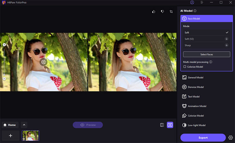 use hitpaw to enhance photos