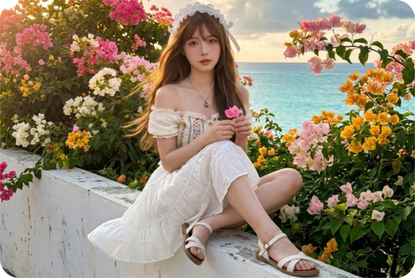 original low resolution Nano Banana generated portrait