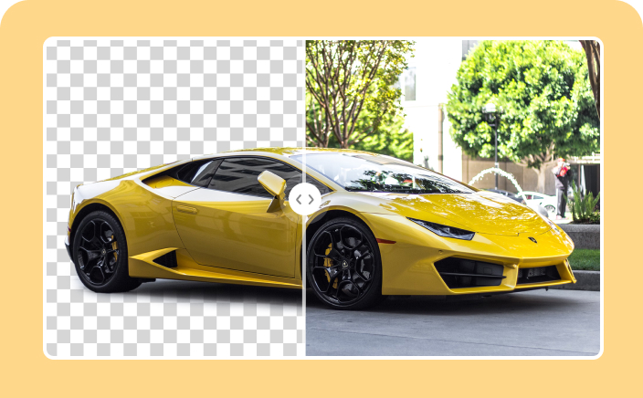 car photo background remove and change