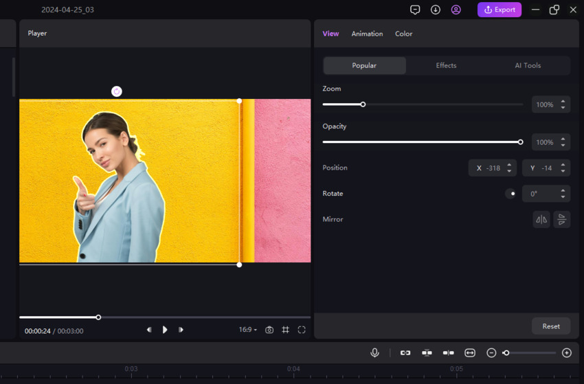 Adjust image appearance for ai photo cutout