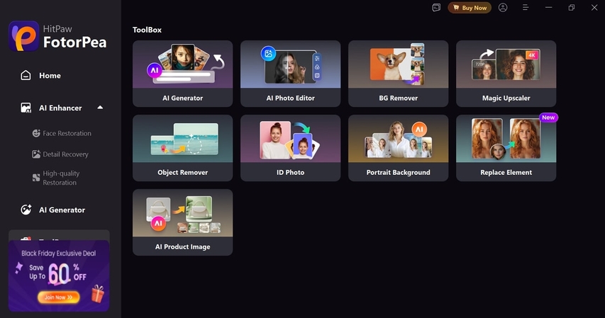 edit images with  hitpaw fotorpea
