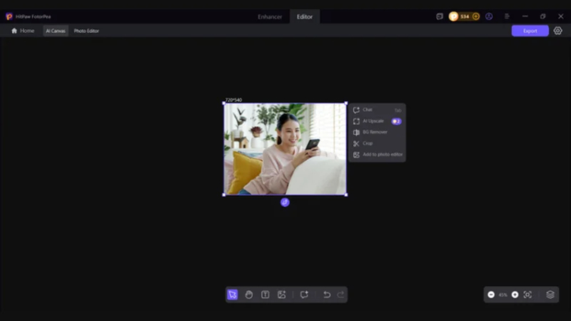 add first image to ai canvas