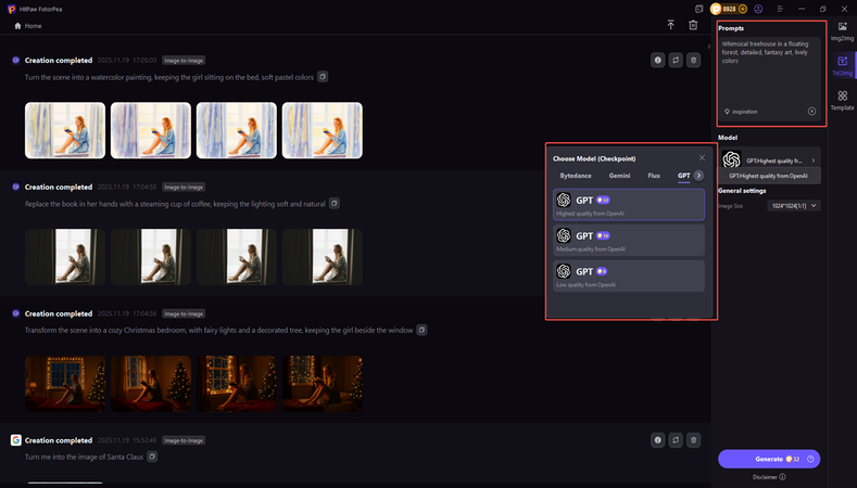 add text description