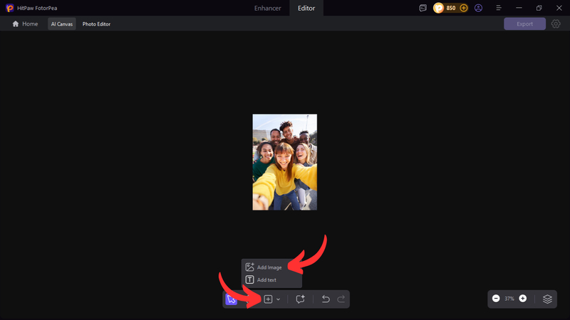 adding people to photos with hitpaw fotorpea