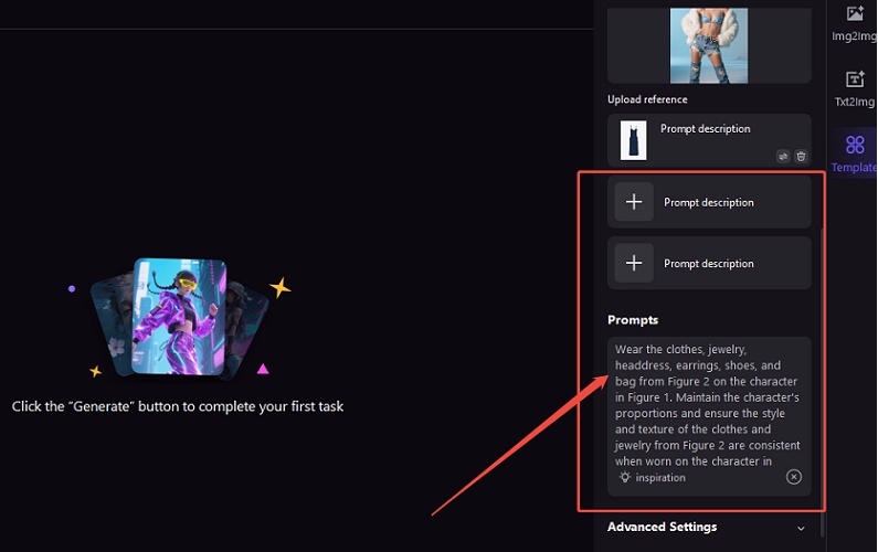 adjust try-on prompt