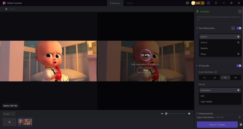 ai processing to enhance photos on mac