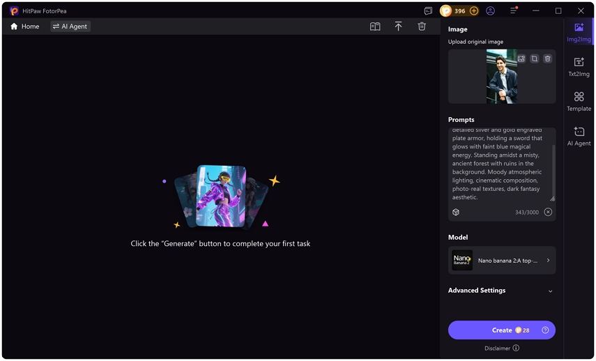 enter AI game loading screen prompt