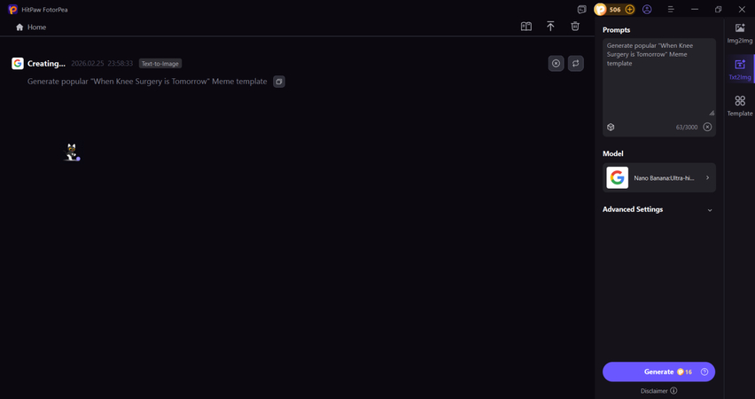 ai processing knee surgery meme