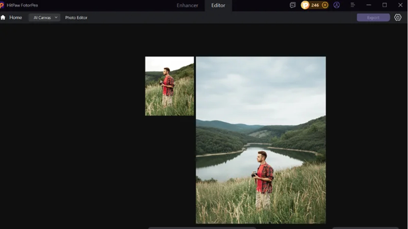 hitpaw fotorpea ai extended image