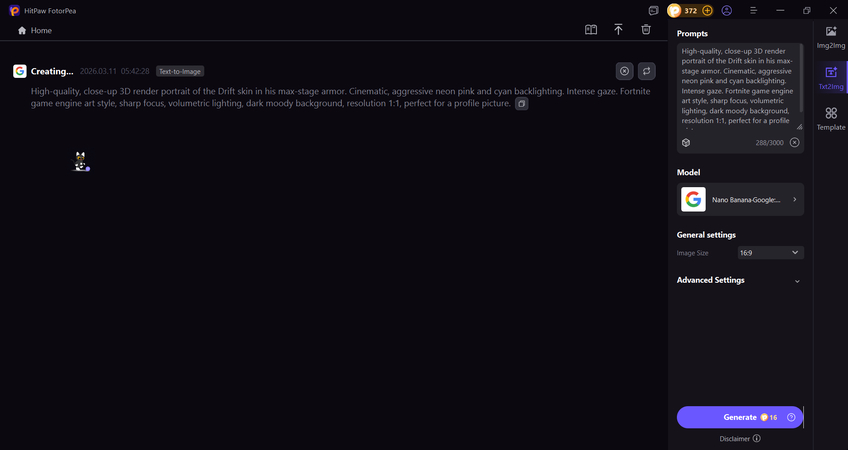ai creating fortnite profile picture