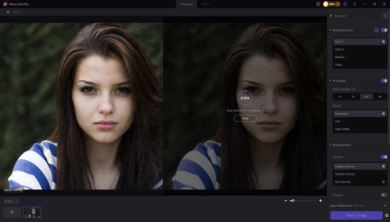 poses front portraits with hand