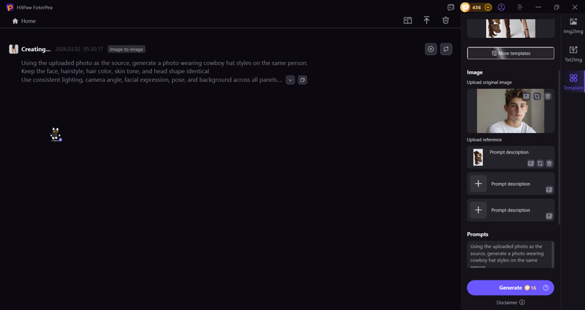 ai adding virtual hat