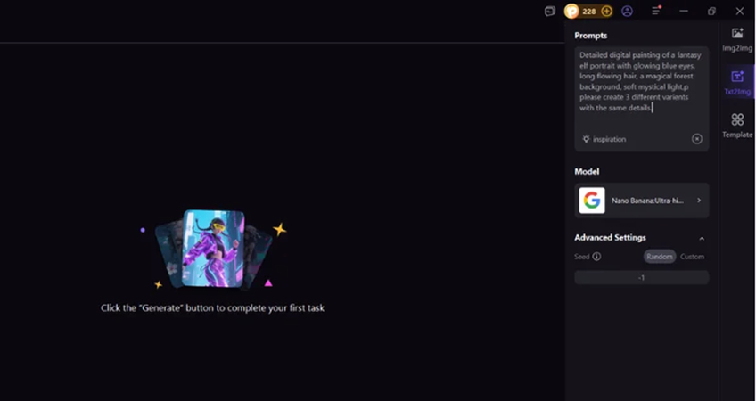 prompt box entering shocked anime face prompt