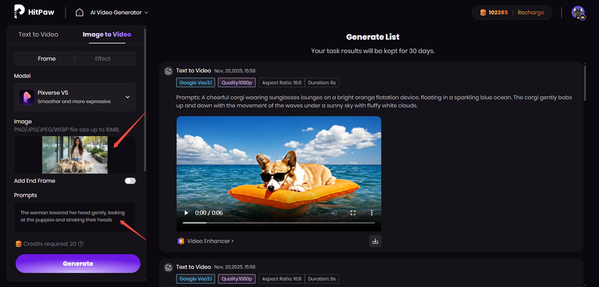 AI 강아지 트렌드 HitPaw