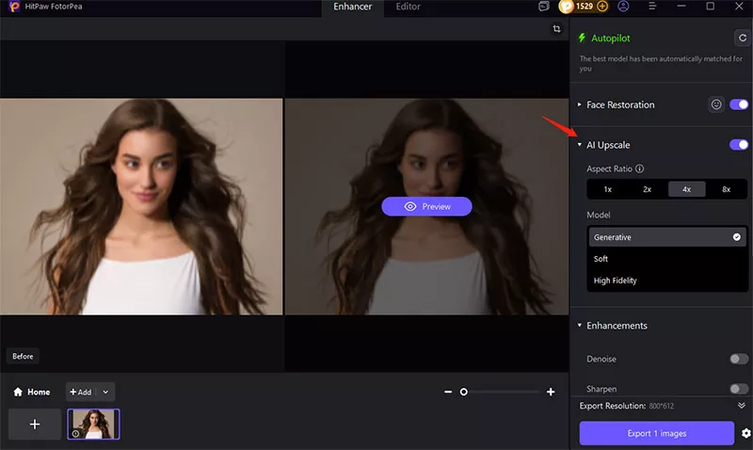 choose ai upscale