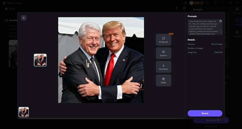 render the generated outcome to device
