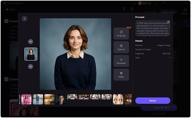 download-ai retro photo