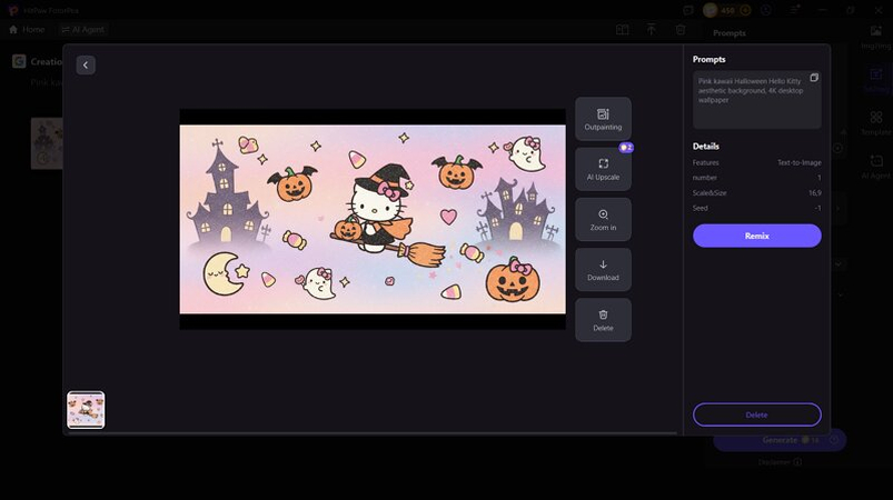 Download Final Hello Kitty Halloween Wallpaper