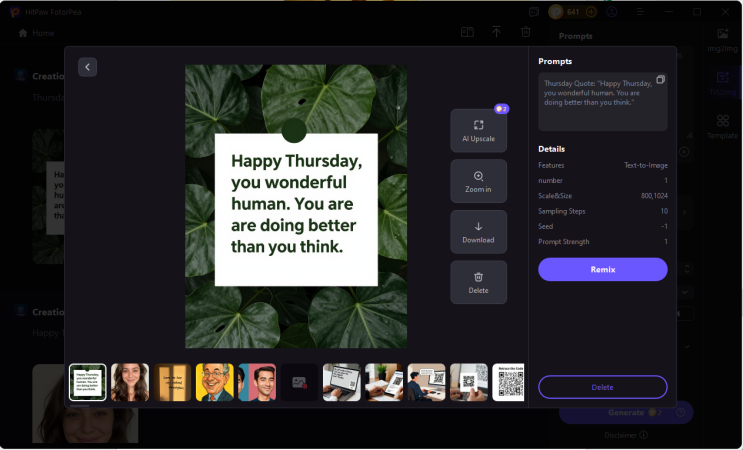 finished thursday quote image ready to post