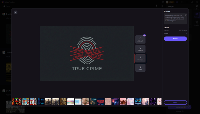 true crime youtube logo maker