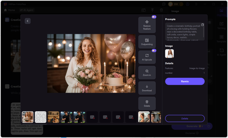 download personalized birthday ai image for wife