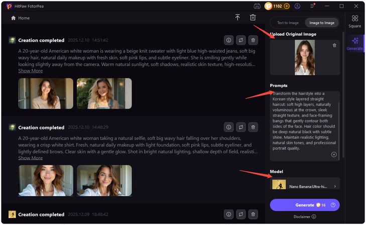 enter hairstyle prompt