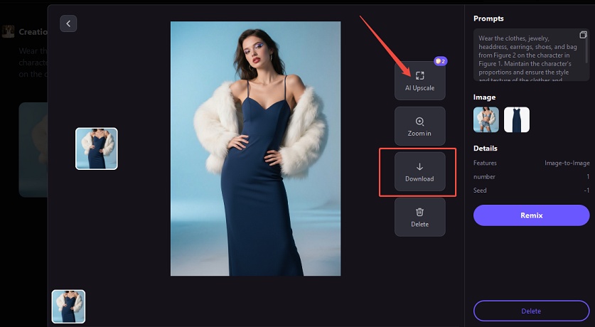 export ai try-on image