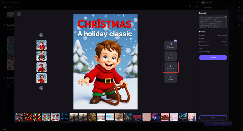 Generate Download export