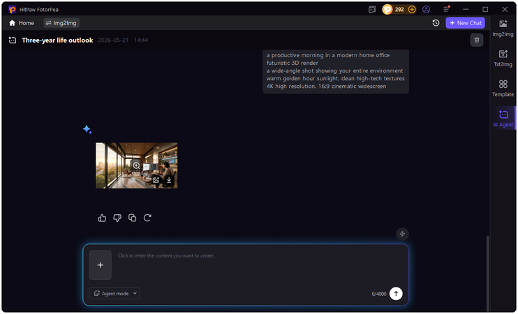 generate future prediction image and preview