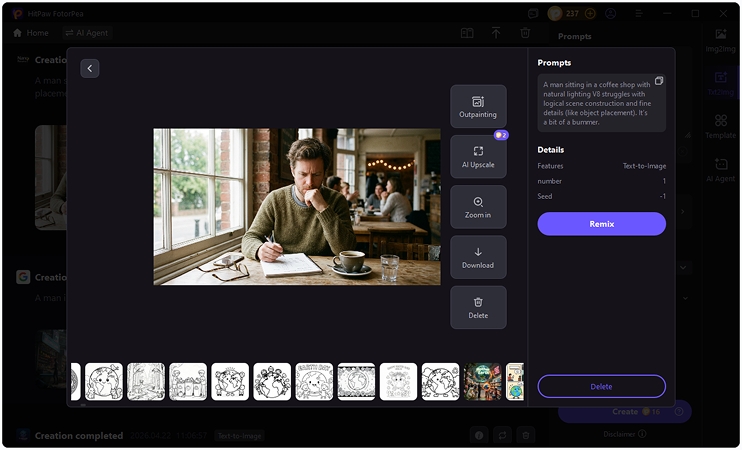 hitpaw fotorpea generation