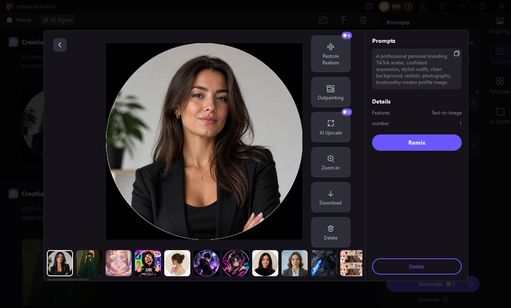generate tiktok avatar