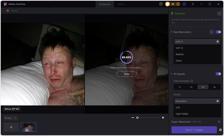 choose ai models to enhance meme