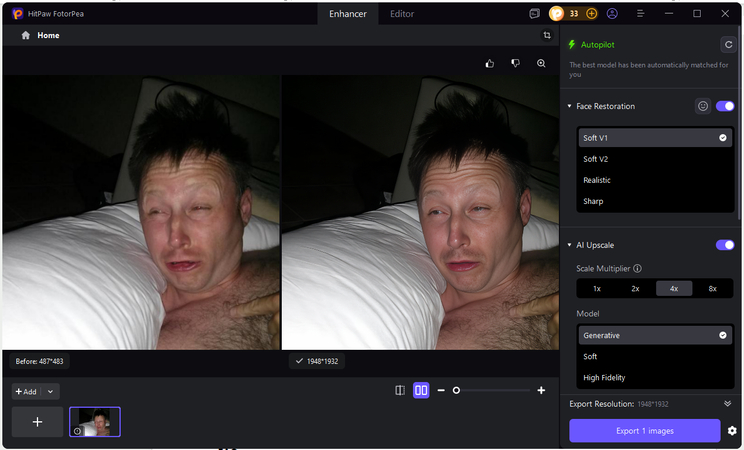 guy waking up meme final image