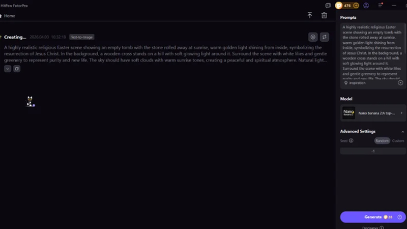 generate religious easter image ai