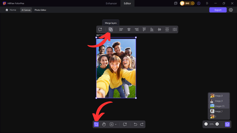 hitpaw fotorpea add people to photo