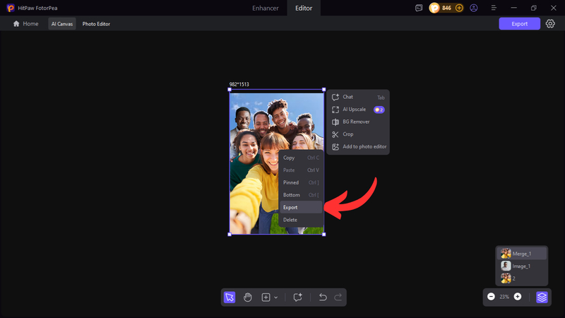 hitpaw fotorpea adding people to photos