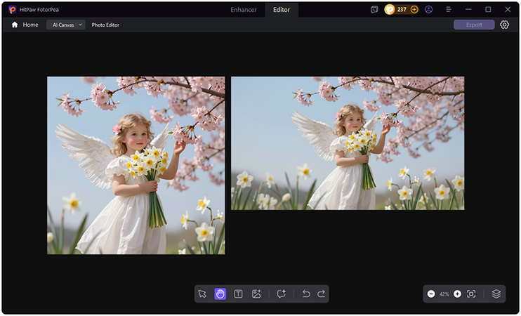 تطبيق HitPaw FotorPea لتوسيع الصور بالذكاء الاصطناعي للكمبيوتر