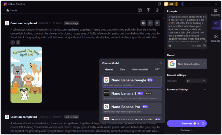 hitpaw fotorpea ai model for bernie sander meme