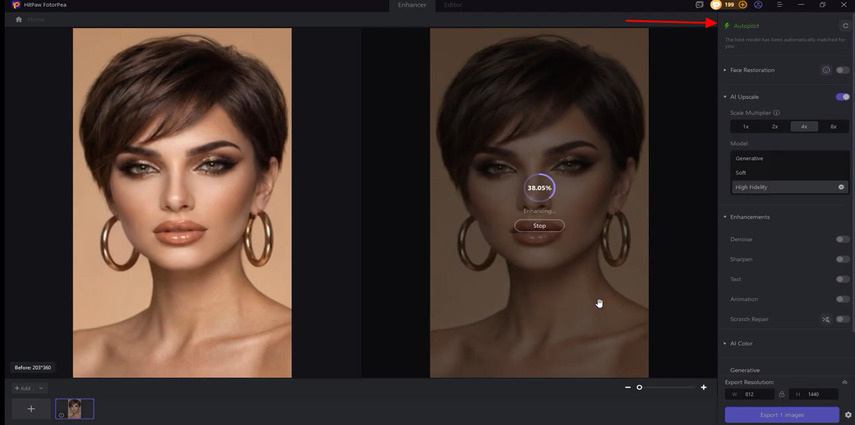 HitPaw AI editing modes