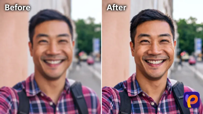 hitpaw fotorpea portrait enhancement comparison