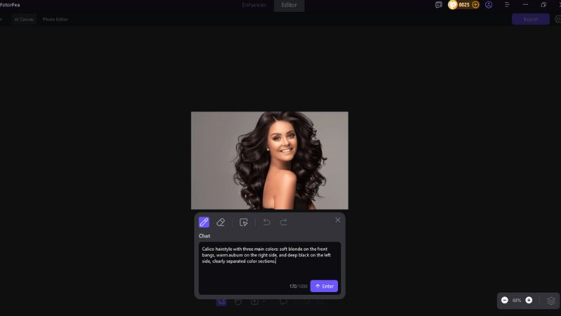 hitpaw fotorpea calico hair ai prompt