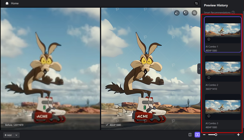 hitpaw fotorpea before and after enhancement